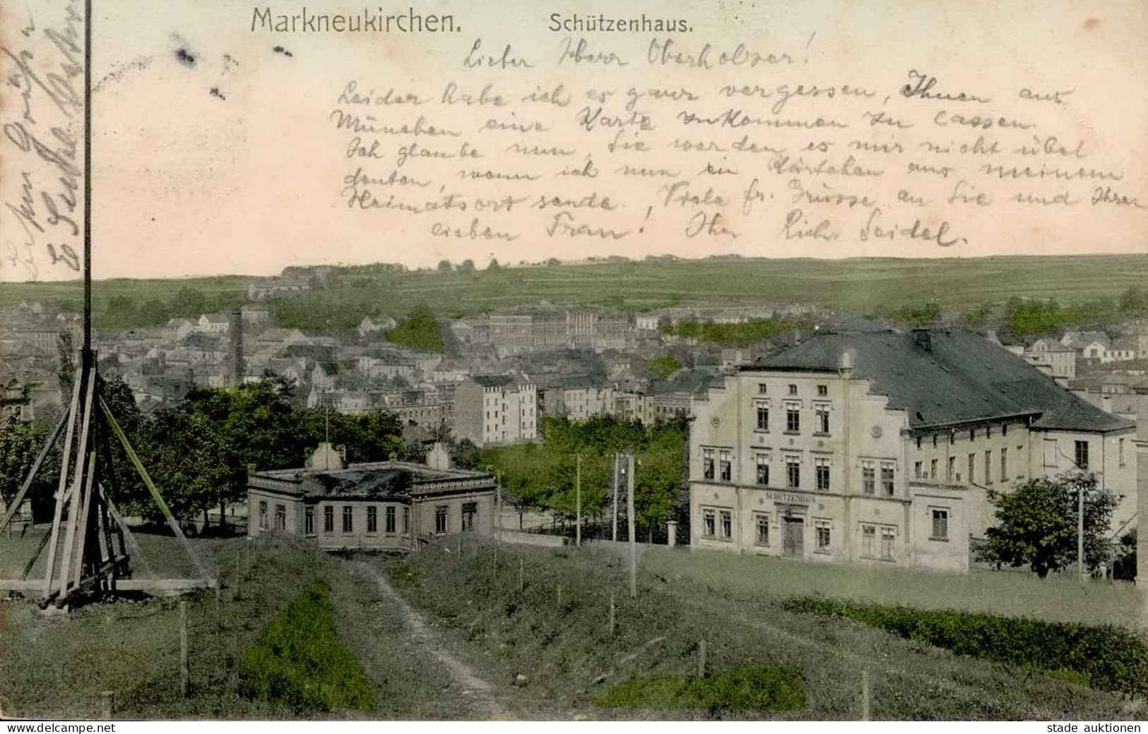 Markneukirchen (o-9659) Schützenhaus 1904 I-II - Other & Unclassified