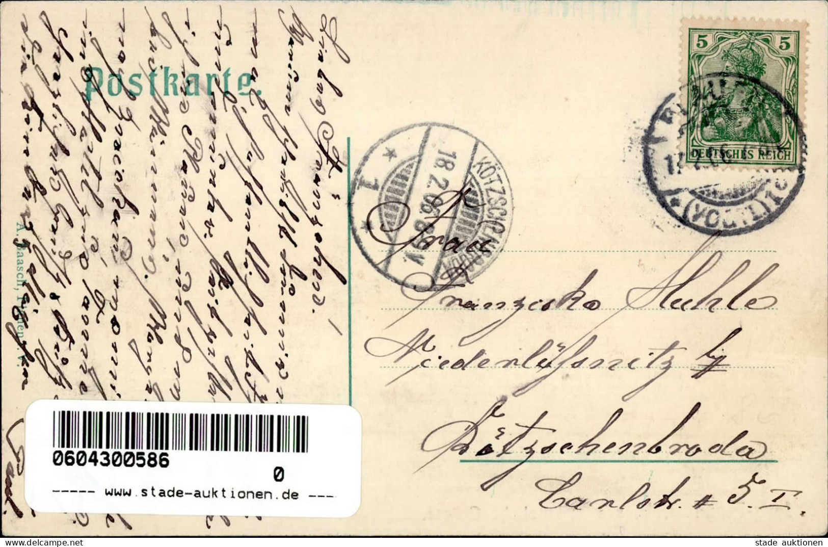 Plauen (o-9900) 1906 I- - Other & Unclassified