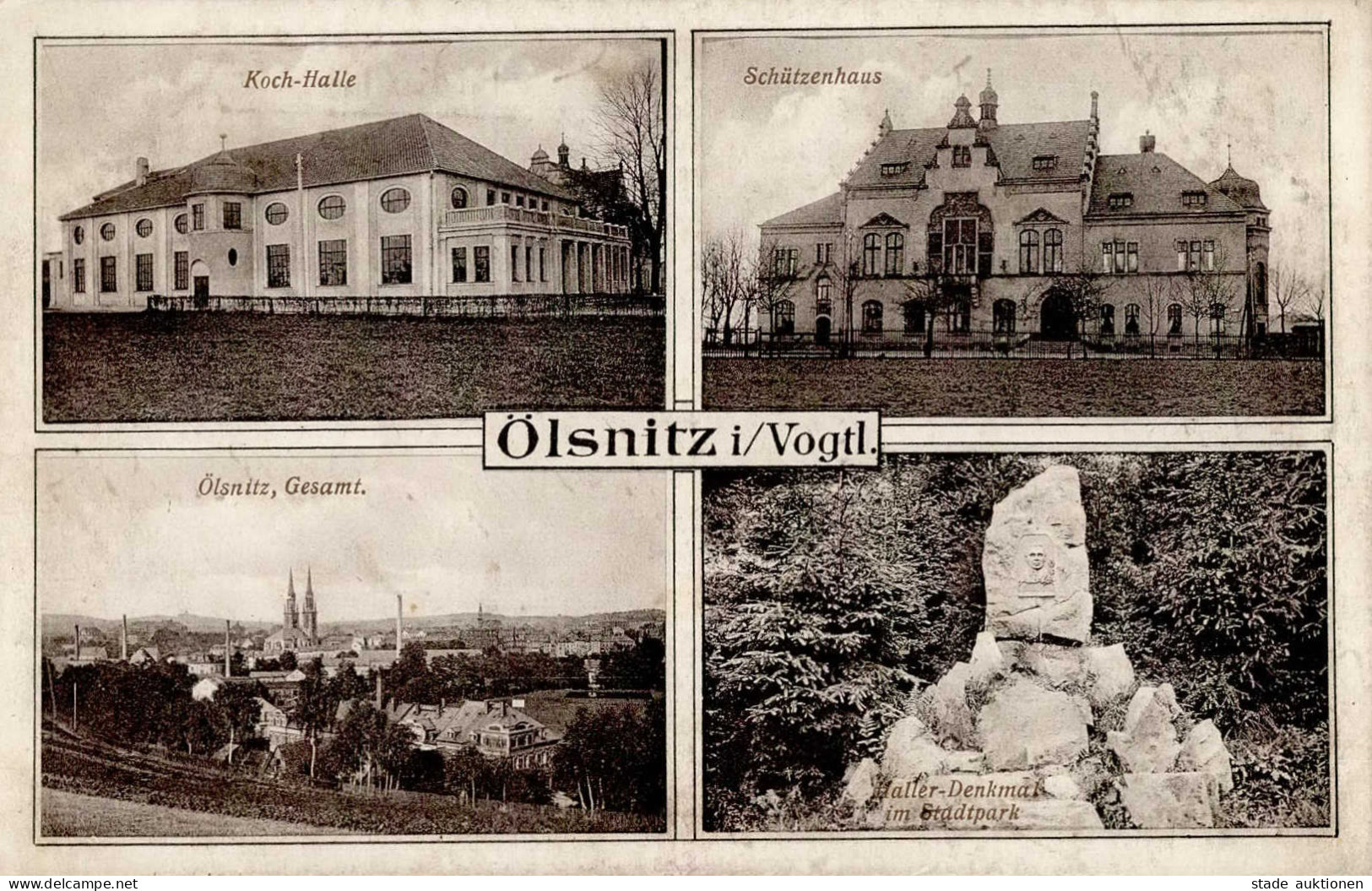 Oelsnitz (o-9920) Schützenhaus 1916 I- - Autres & Non Classés