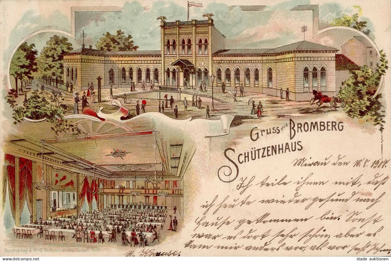 Bromberg Schützenhaus 1900 I- - Poland