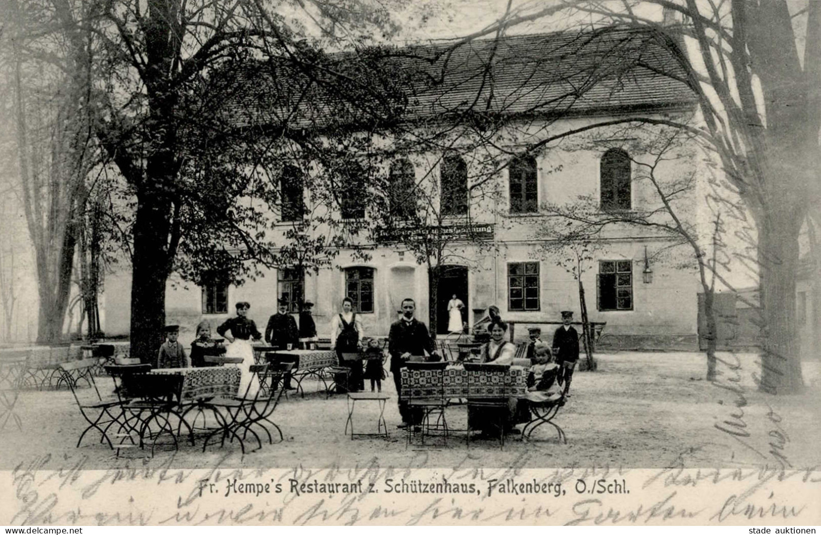 Falkenwalde Gasthaus Zum Schützenhaus 1909 I - Polen