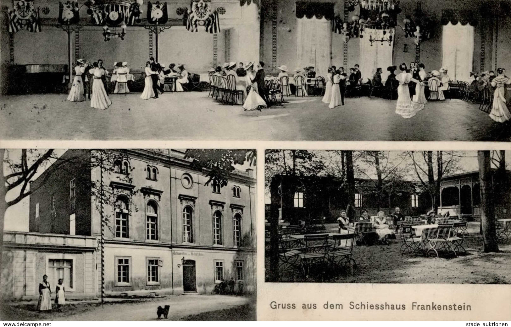 Frankenstein Schützenhaus 1911 II (kleine Stauchung) - Pologne