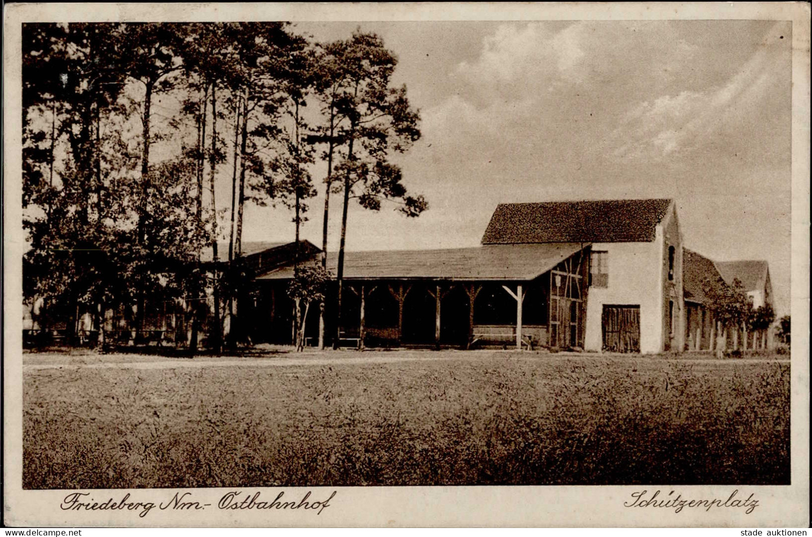 Friedeberg Ostbahnhof Schützenplatz I-II (fleckig) - Pologne