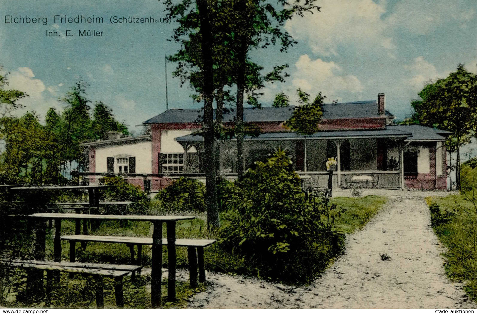 Friedheim Eichberg Schützenhaus Bahnpost Berlin Bromberg Zug 249 2016 I- - Polen