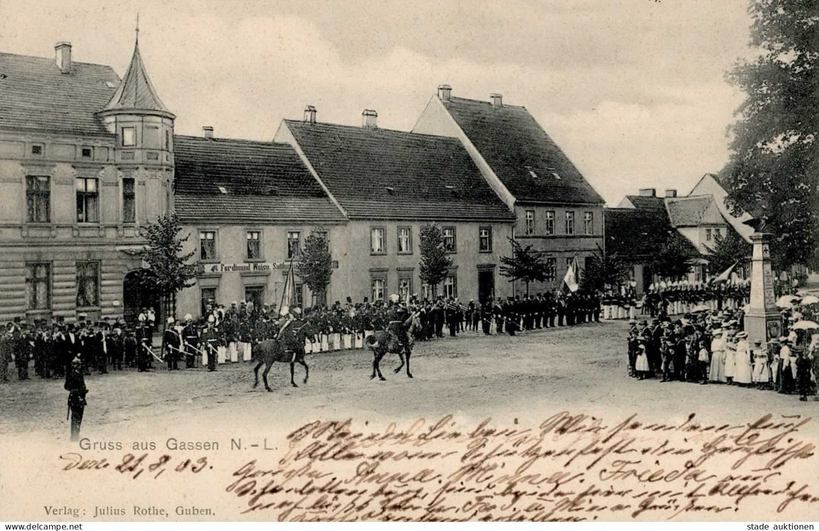 Gassen Jasien(Polen) 1903 I-II - Pologne