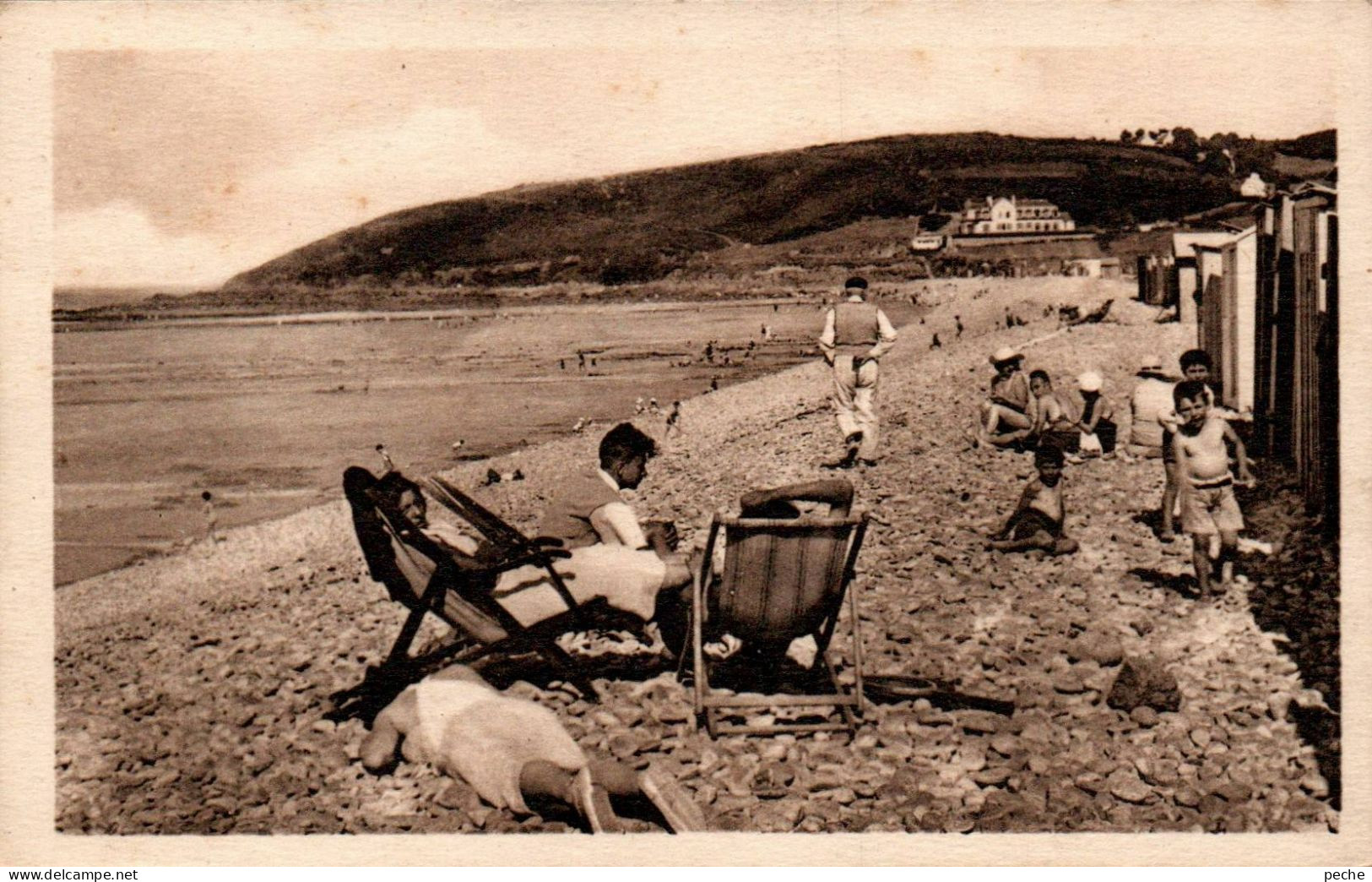 N°926 W -cpa Plougasnou -scènes De Plage- - Plougasnou