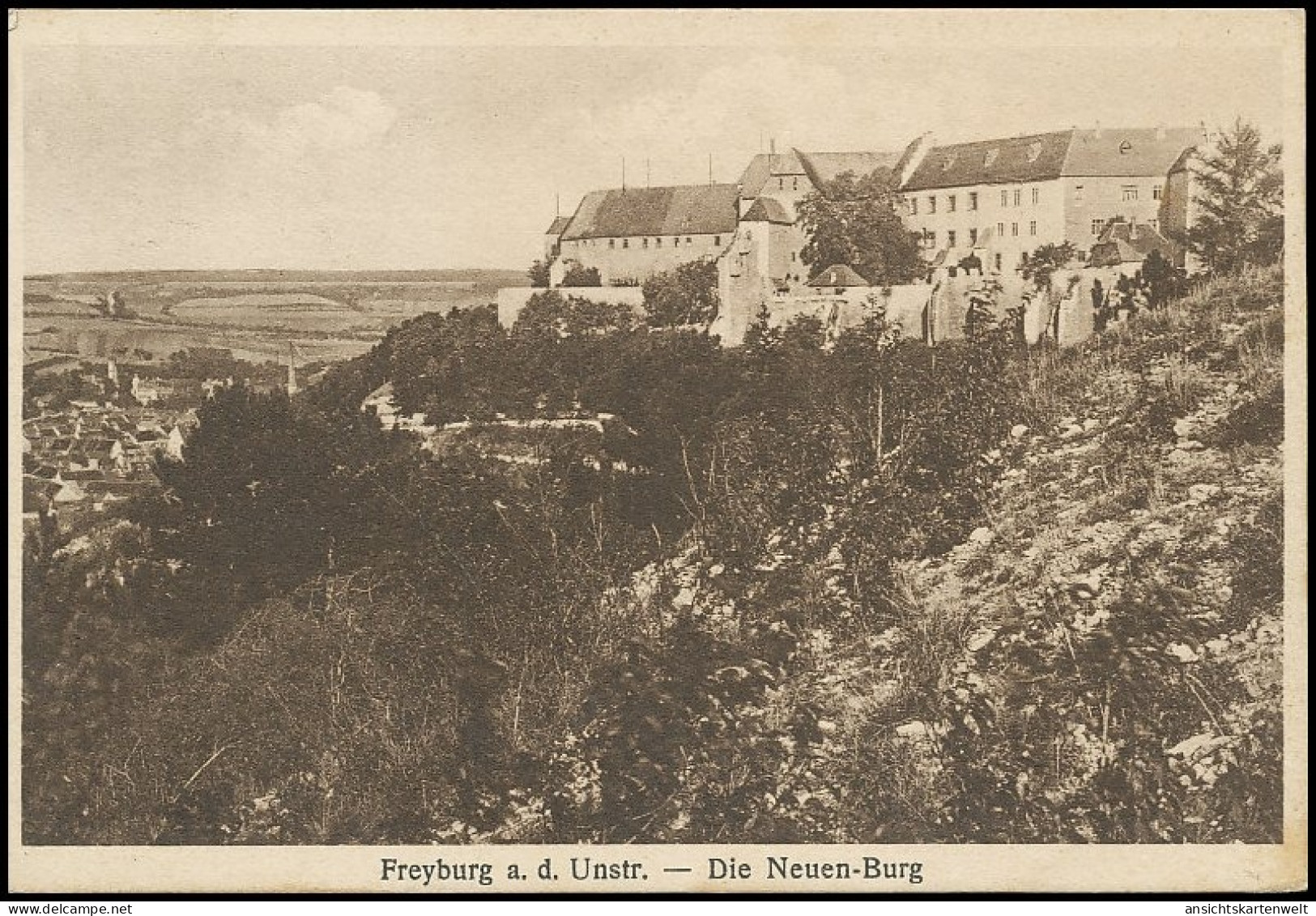 Freyburg A.d. Unstrut Die Neuen-Burg Gl1927 #138.979 - Autres & Non Classés