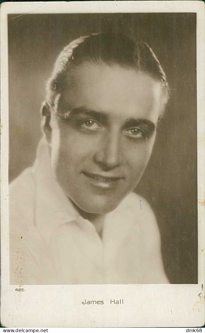 JAMES HALL ( DALLAS )  ACTOR  - EDIT CINEMAGAZINE - RPPC POSTCARD 1920s (TEM492) - Singers & Musicians