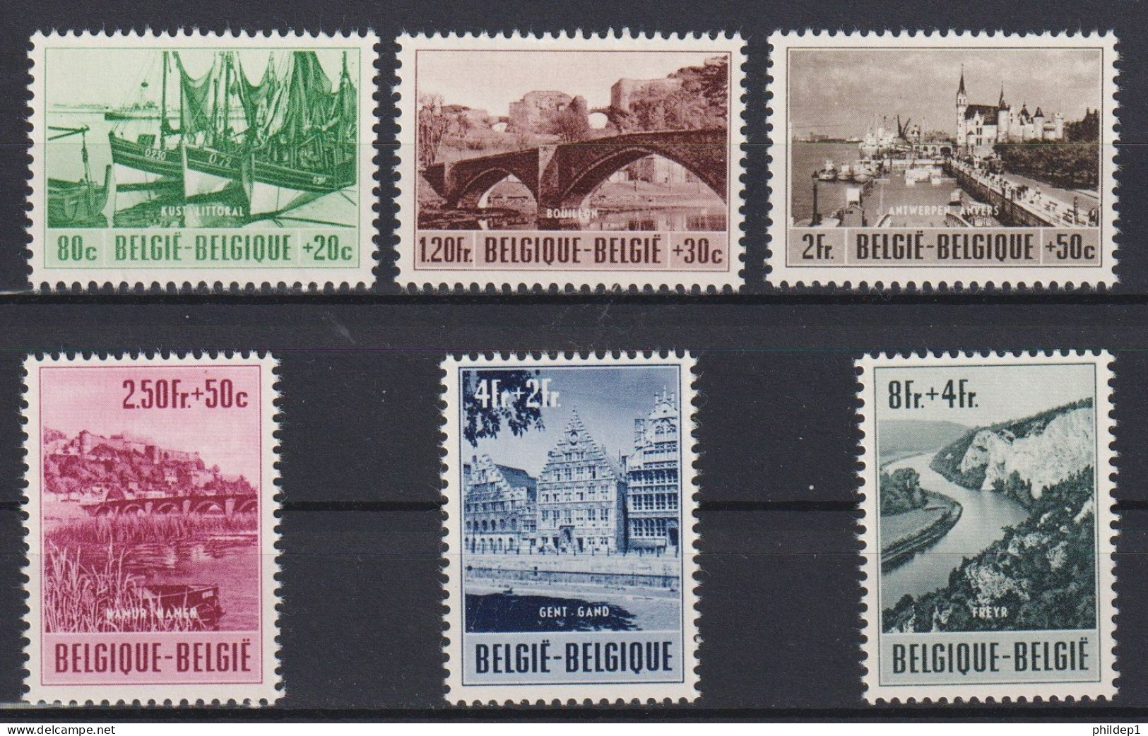 Belgique: COB N° 918/23. **, MNH. TTB !!! - Neufs