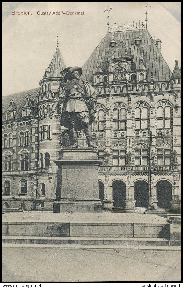 Bremen Gustav-Adolf-Denkmal Ngl #138.710 - Andere & Zonder Classificatie