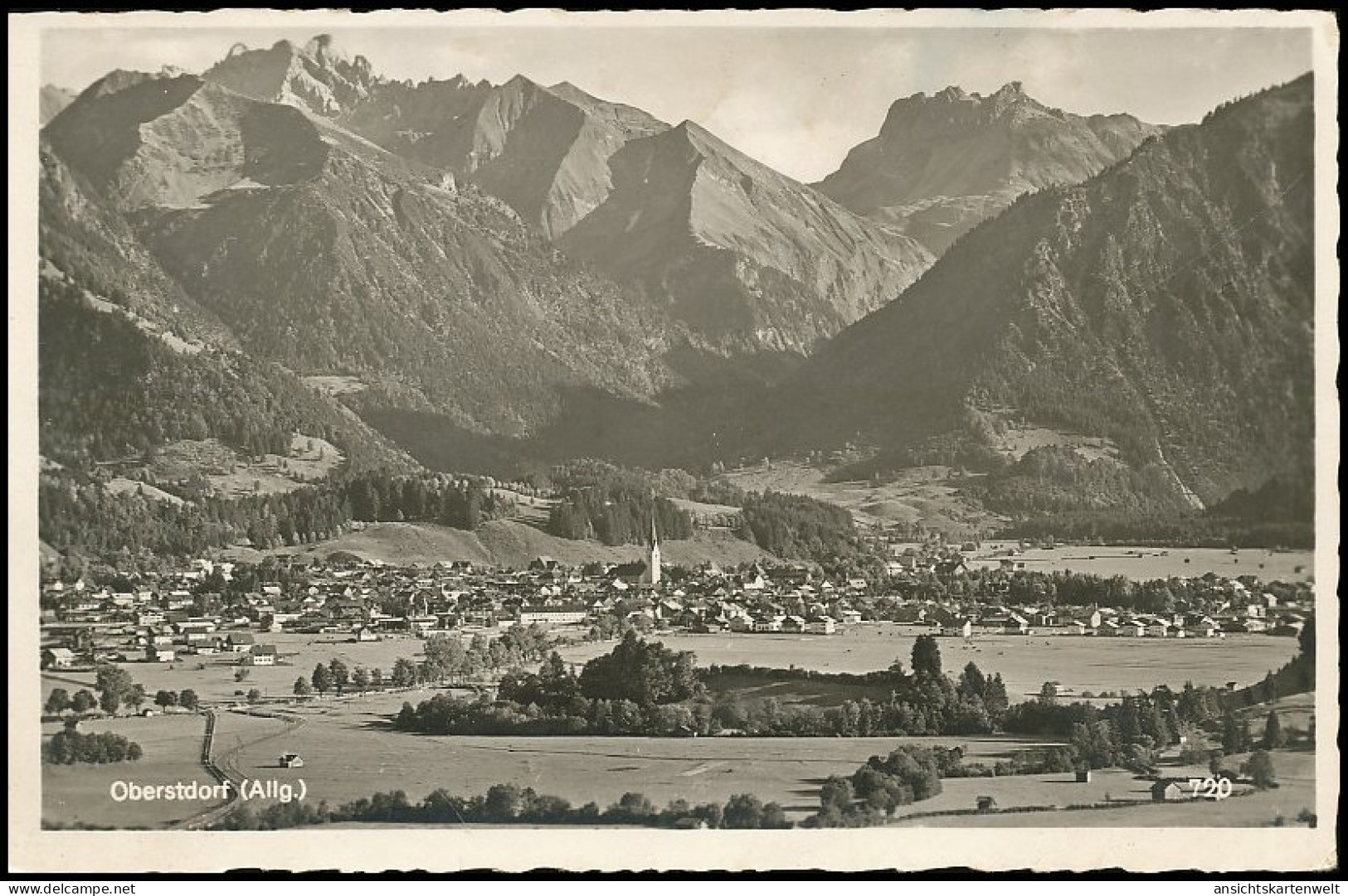 Oberstdorf Im Allgäu Panorama Ngl #138.061 - Other & Unclassified