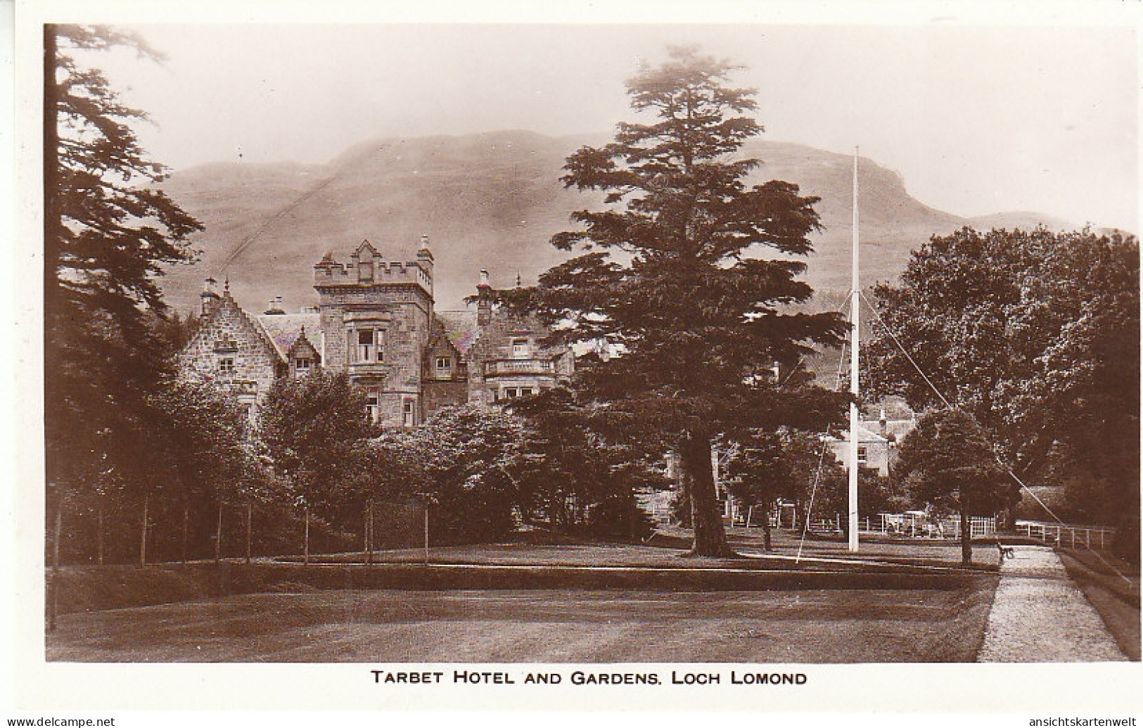 GB Tarbet Hotel And Gardens, Loch Lomond Ngl #C8672 - Sonstige & Ohne Zuordnung