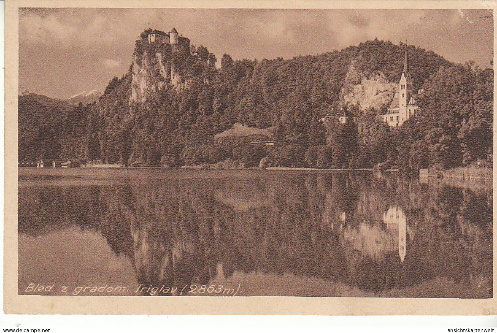 SLO Bled Z Gradom Triglav Gl1927 #C8274 - Eslovenia