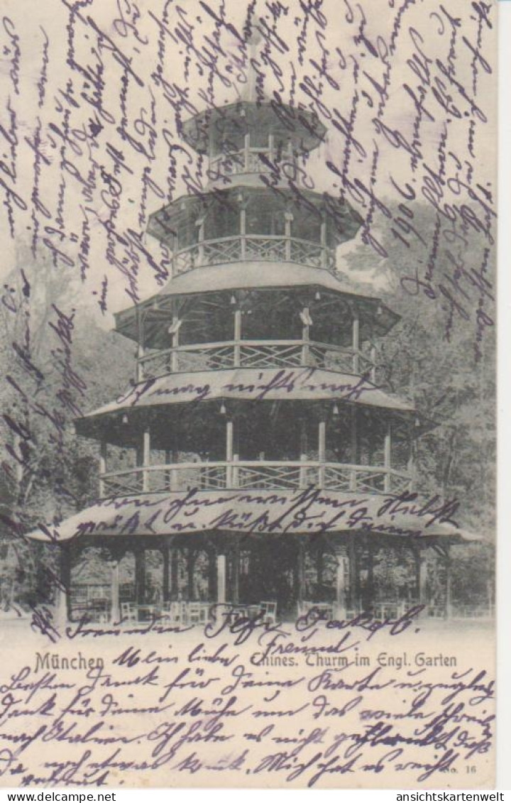 München - Chinesischer Turm Gl1905 #216.630 - Other & Unclassified