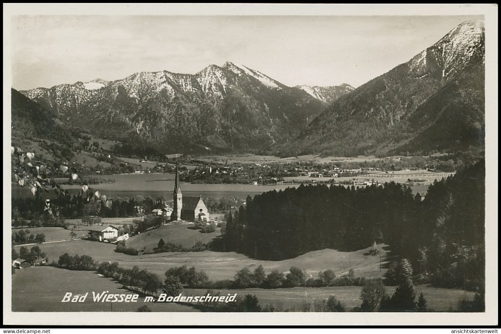 Bad Wiessee Panorama Mit Bodenschneid Ngl #139.679 - Otros & Sin Clasificación