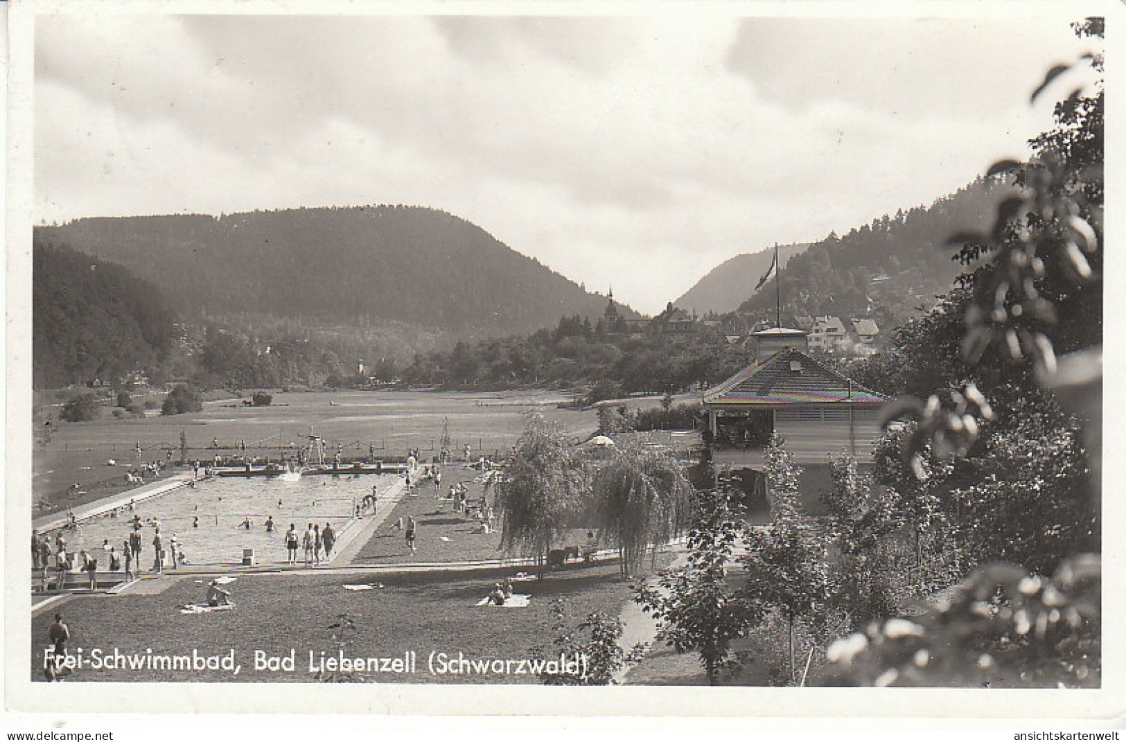 Bad Liebenzell Schwarzwald Frei-Schwimmbad Gl1937 #C8413 - Otros & Sin Clasificación