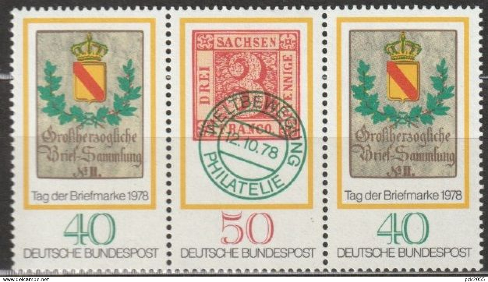 BRD 1978 MiNr.980 - 981Zdr.Zd4 ** Postfrisch Tag Der Briefmarke ( 6680 )günstige Versandkosten - Ungebraucht