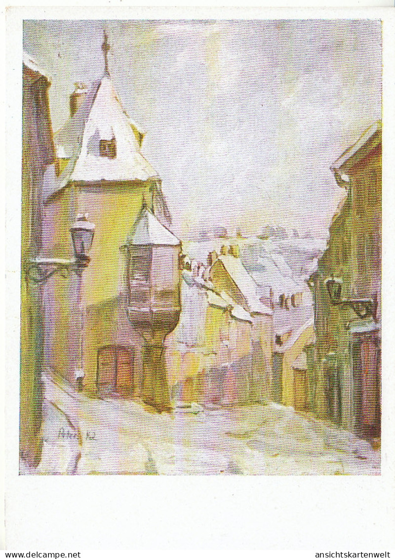 G.PETERS Die Bäckergasse In Altkirch Ngl #C9645 - Pintura & Cuadros