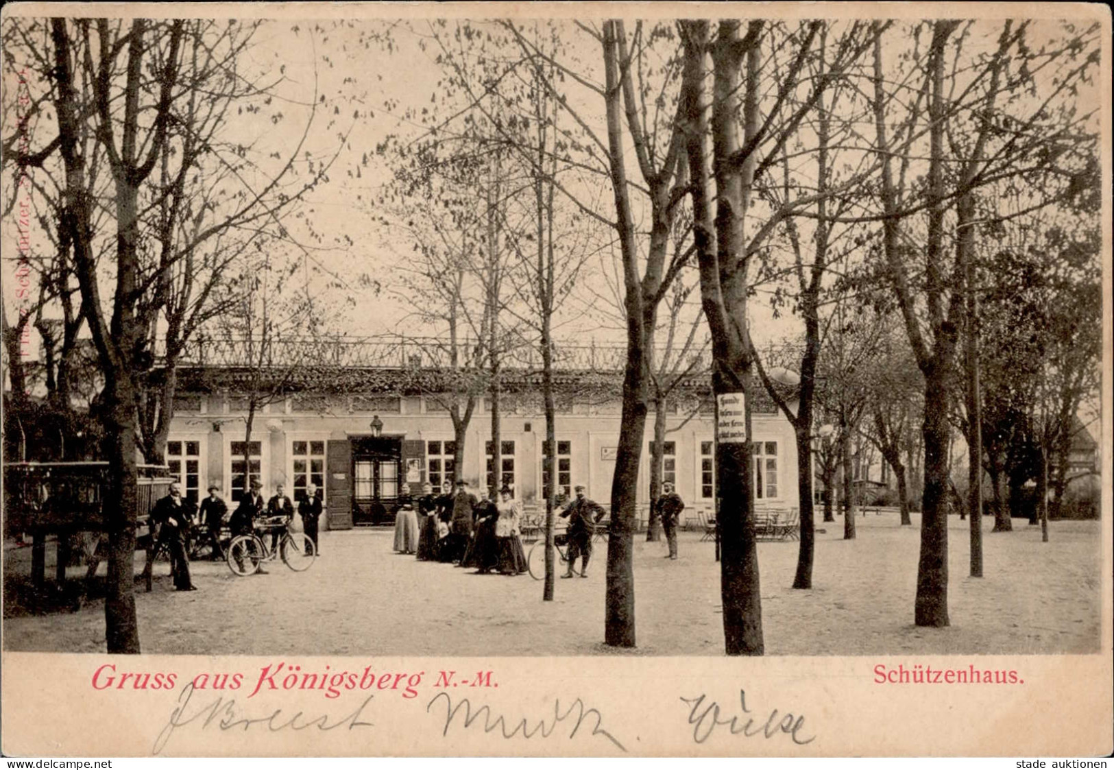 Königsberg Chojna Polen Schützenhaus 1899 I-II - Pologne