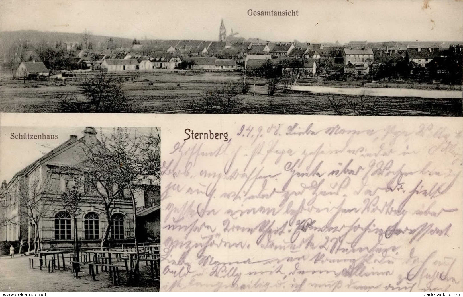 Sternberg Schützenhaus 1908 II (Stauchung) - Poland
