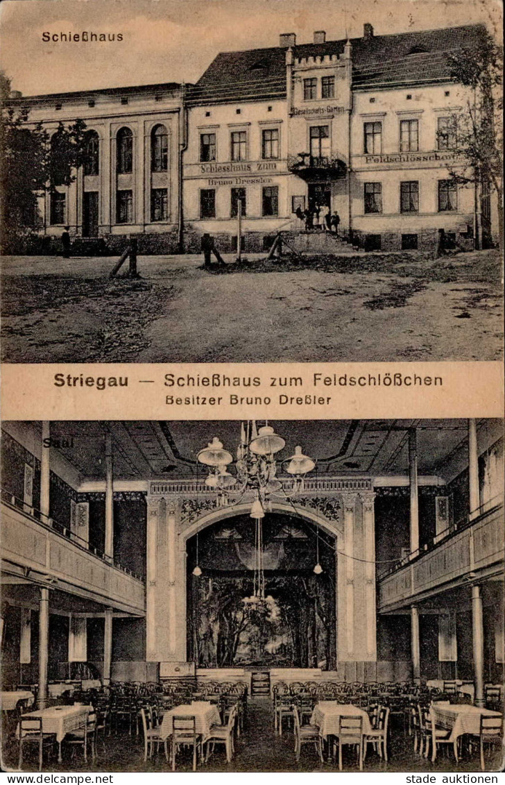 Striegau Schießhaus Zum Felschlösschen 1922 I-II - Poland