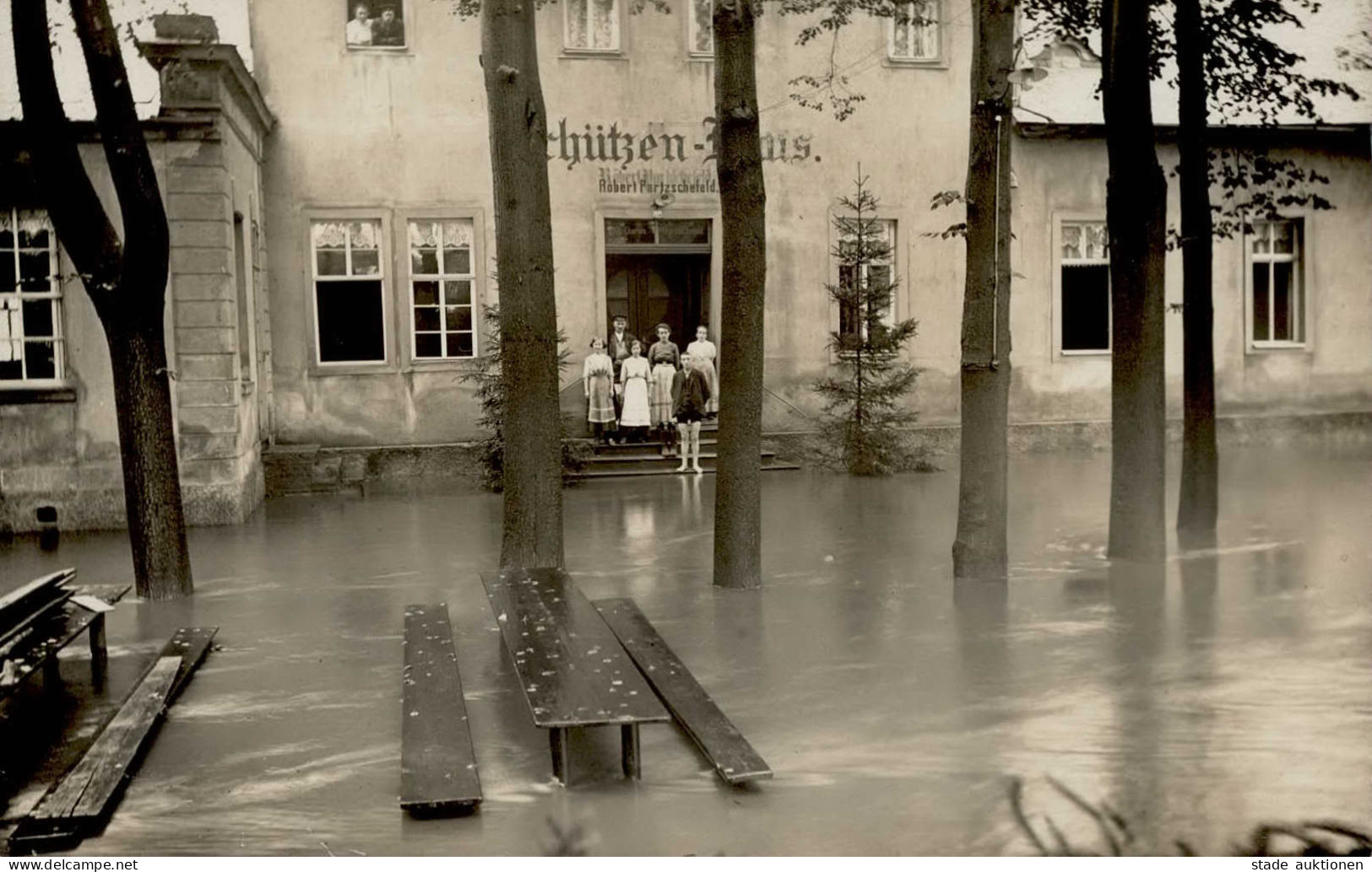 Waldenburg Hochwasser Schützenhaus I- - Poland