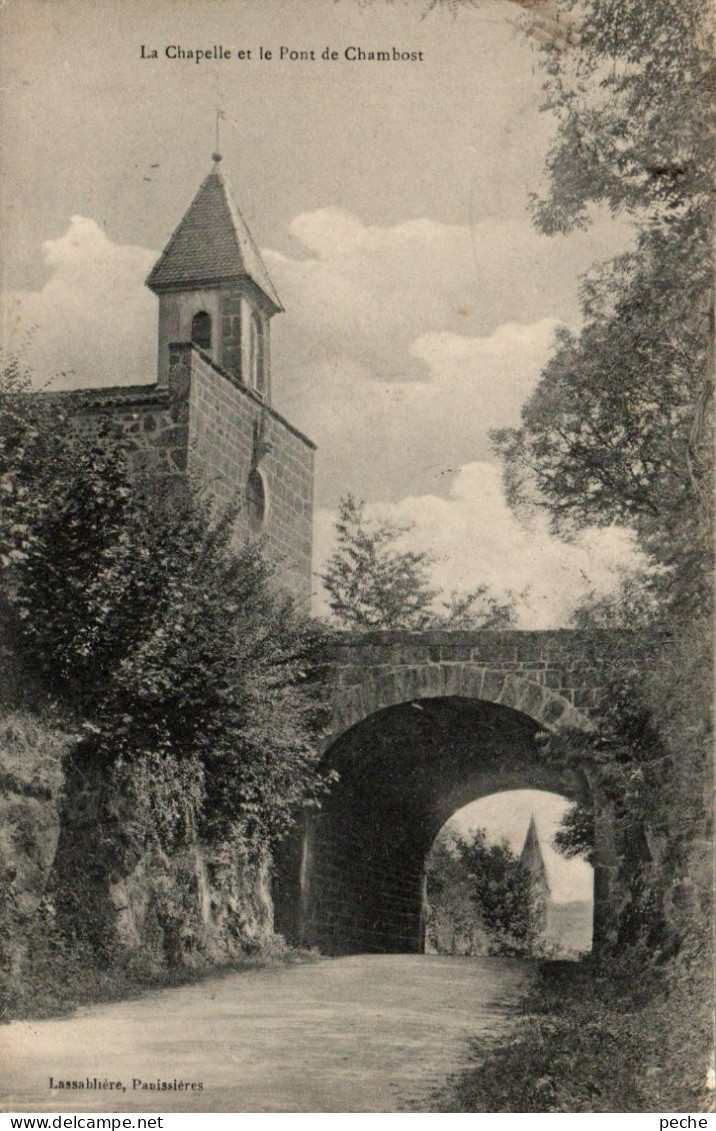 N°928 W -cpa La Chapelle Le Pont De Chambost - Autres & Non Classés