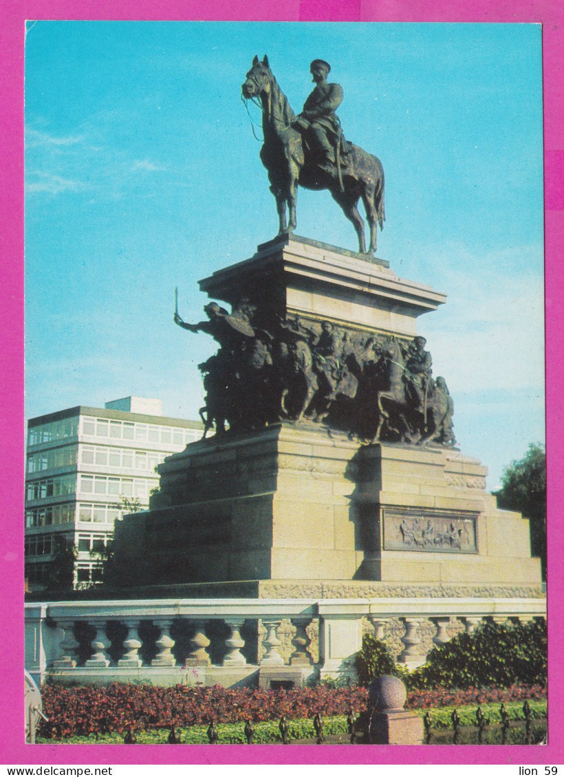 311300 / Bulgaria - Sofia - Monument To The Tsar Liberator ,horseman , Rome, Italy Sculptor Arnaldo Zocchi 1978 PC  - Monuments