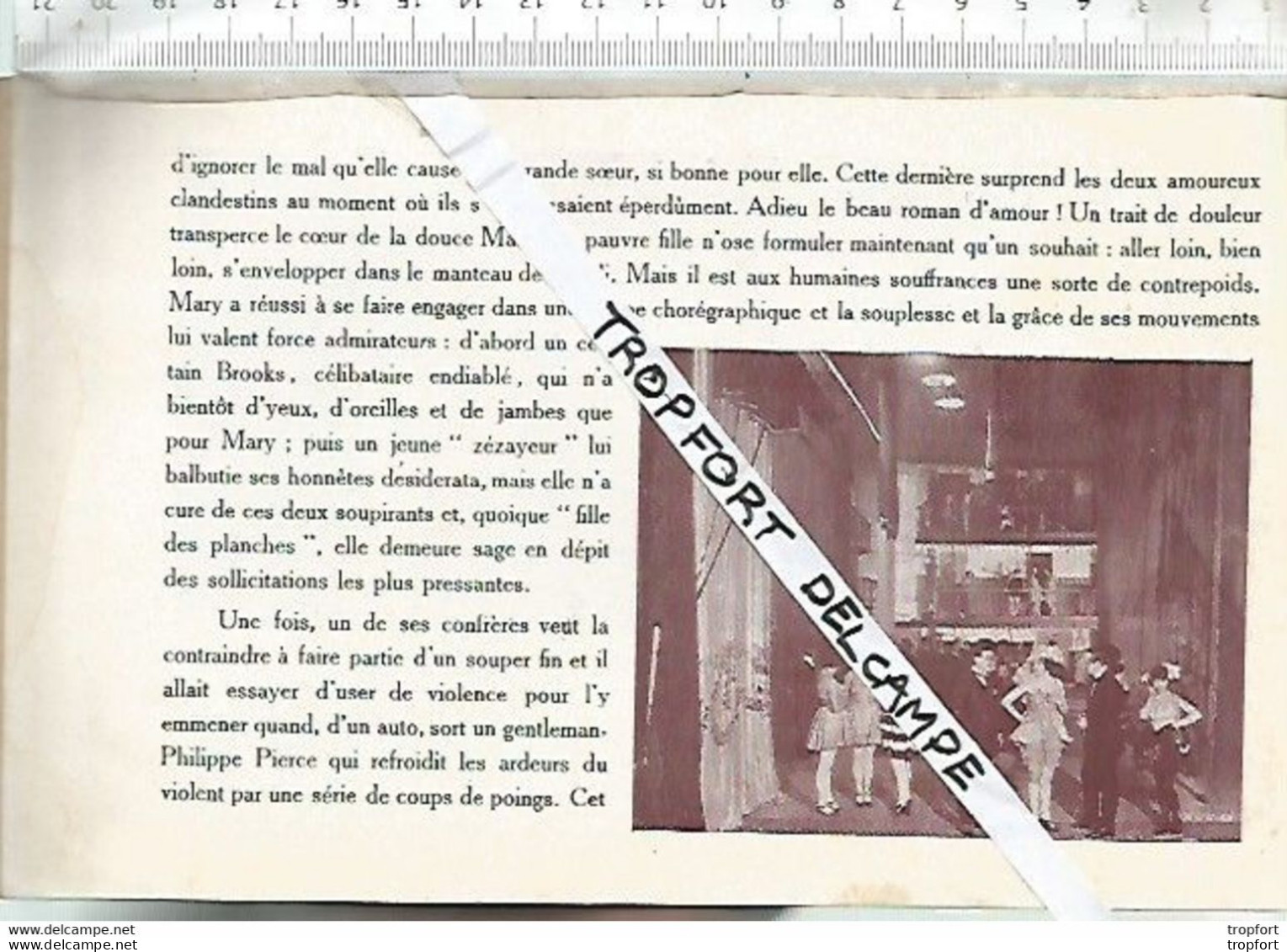 Bb // Vintage // Old French Movie Program / Programme Cinéma PHOCEA Dans Le Coulisses New York - Programmi