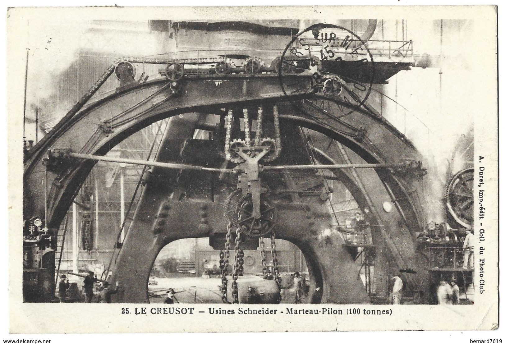 71 Le Creusot - - Usines Scneider -  Marteau Pilon 100 Tonnes - Le Creusot