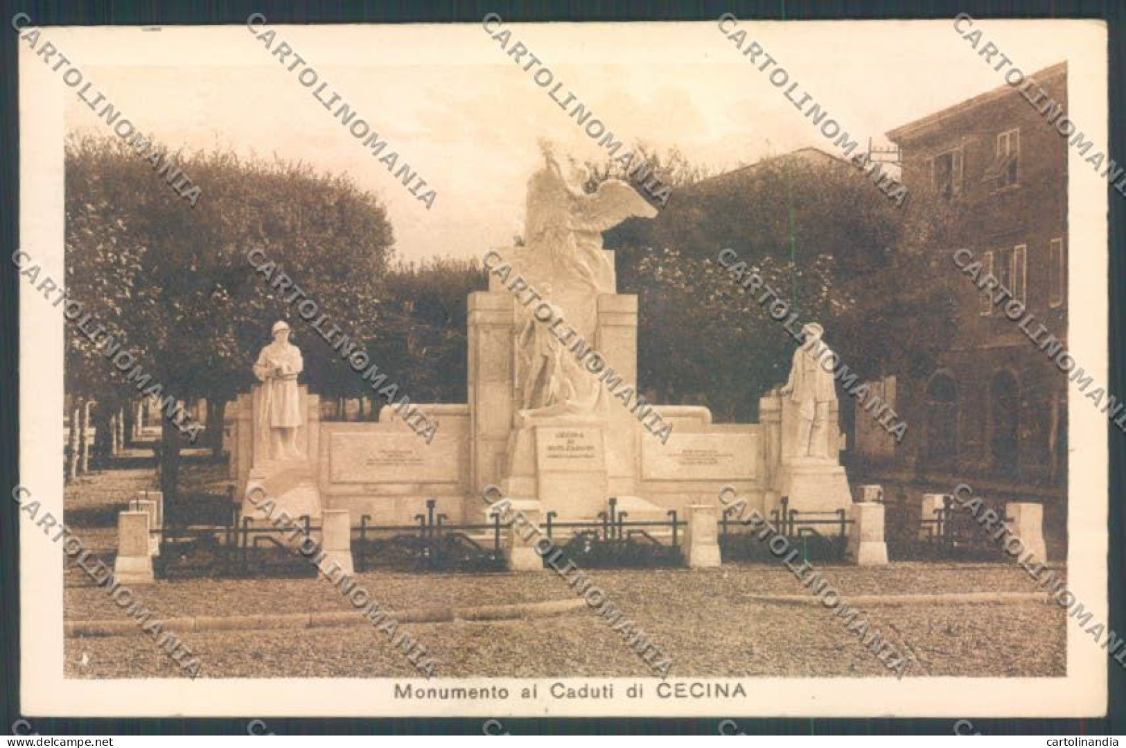 Livorno Cecina Monumento Ai Caduti Cartolina ZB5156 - Livorno