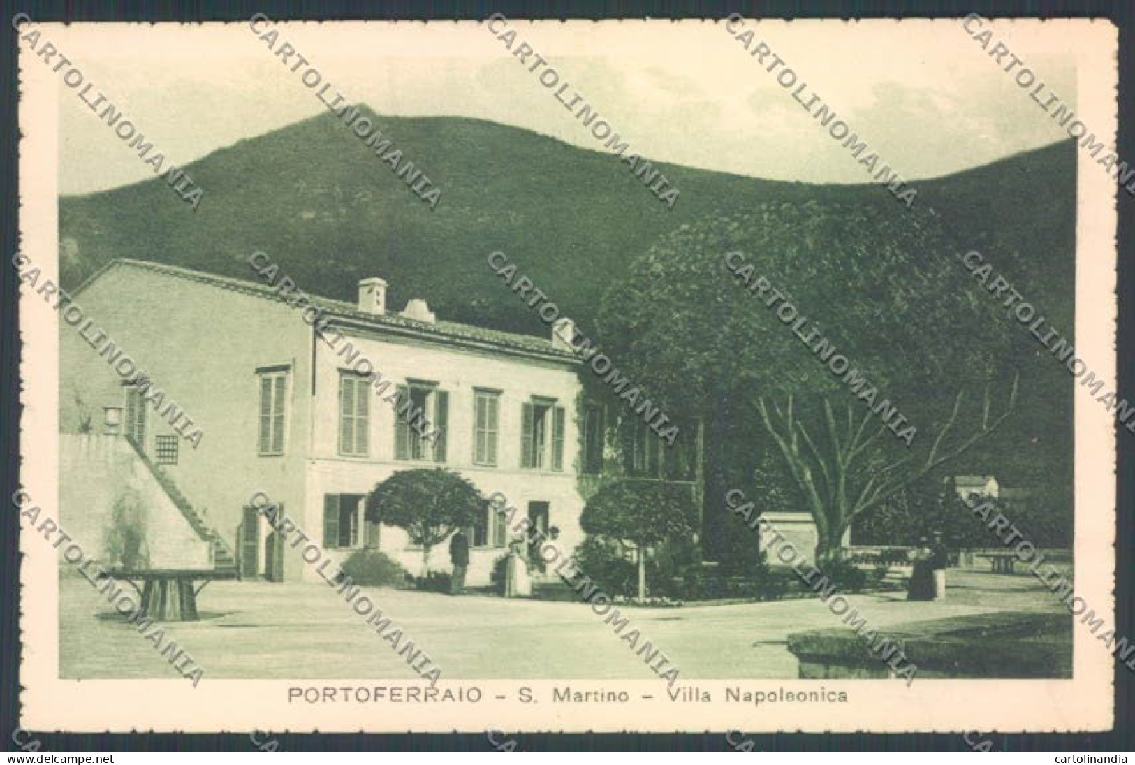 Livorno Portoferraio Villa Napoleonica Cartolina ZB5188 - Livorno