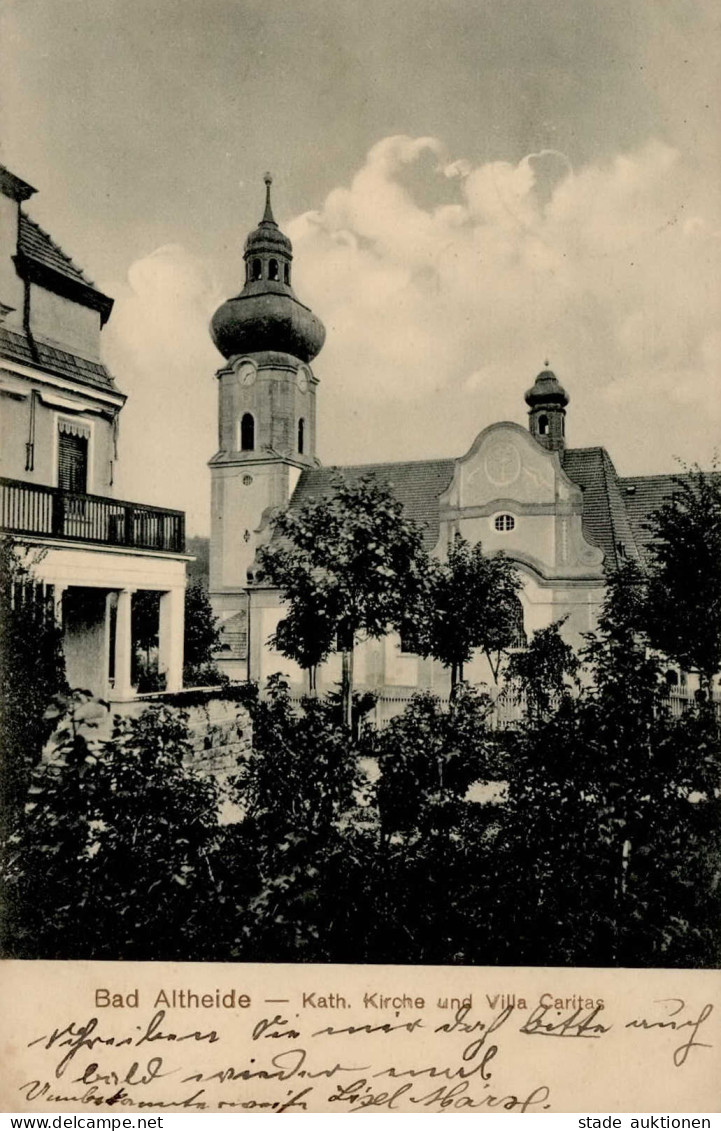 Bad Altheide Kath. Kirche 1913 I- - Polonia