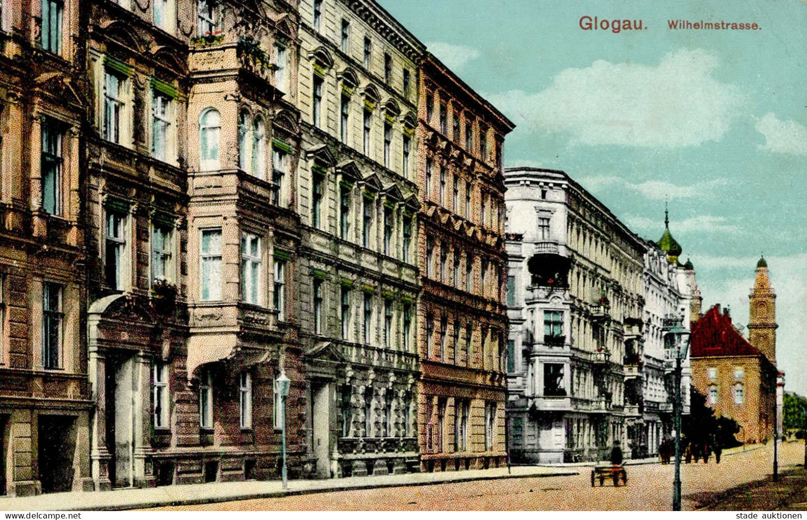 Glogau (Polen) Wilhelmstrasse Feldpost 1915 I-II - Pologne