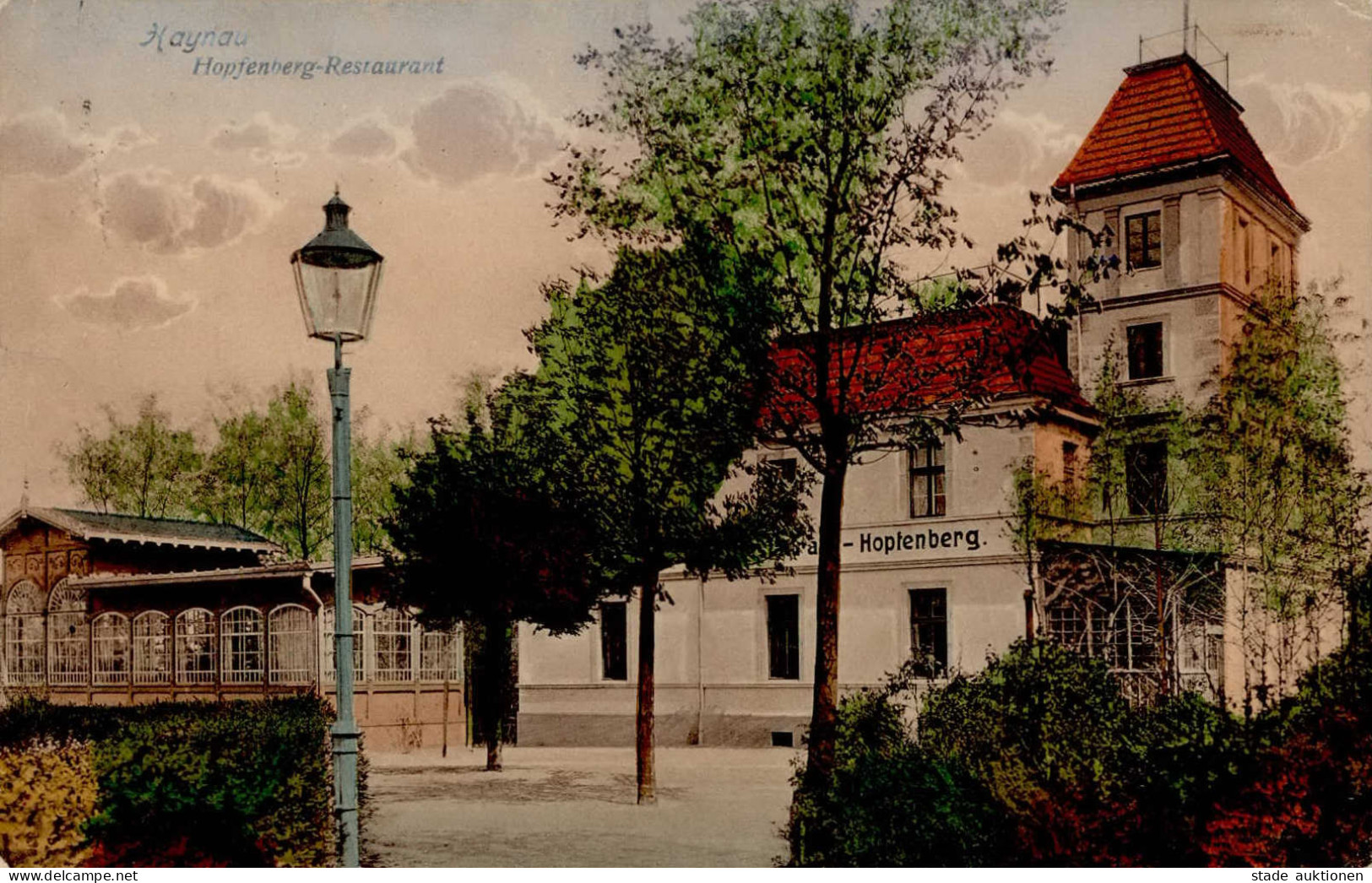 Haynau Hopfenberg-Gasthaus I-II (Marke Entfernt) - Pologne