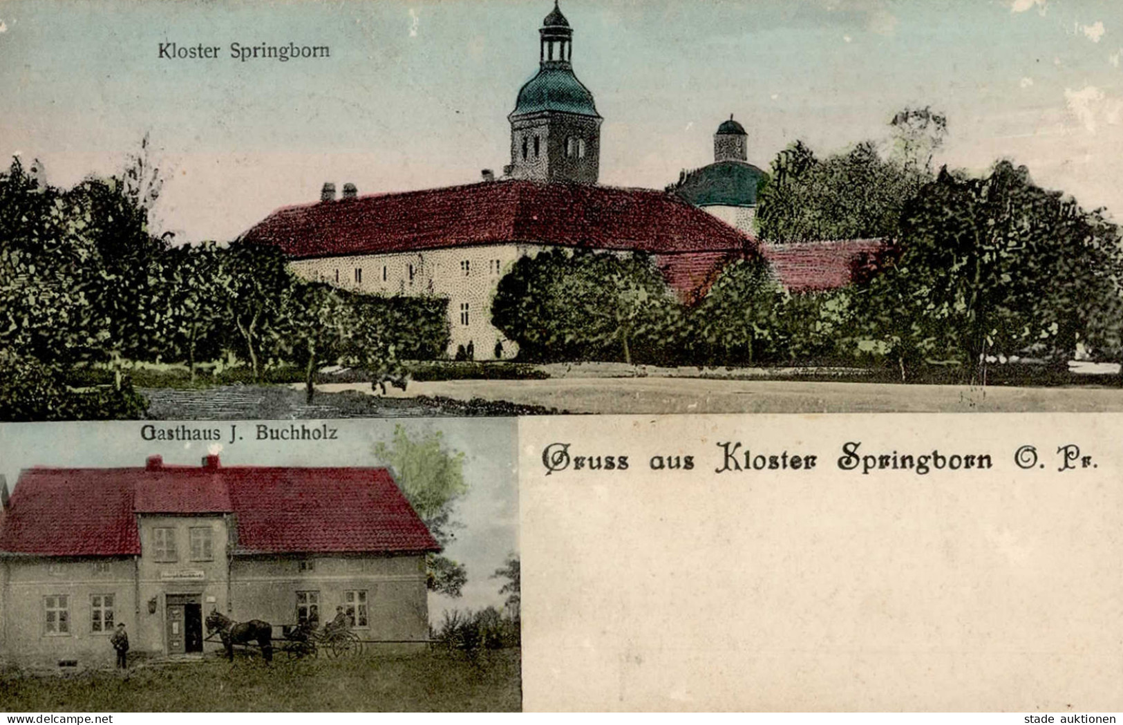 Heilsberg Kloster Springborn Gasthaus Buchholz II (Stauchung) - Pologne