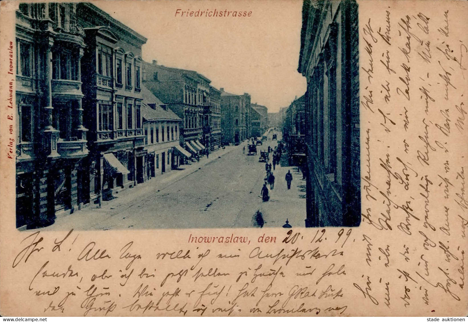 Inowrazlaw Friedrichstrasse 1899 II (Stauchung) - Polonia