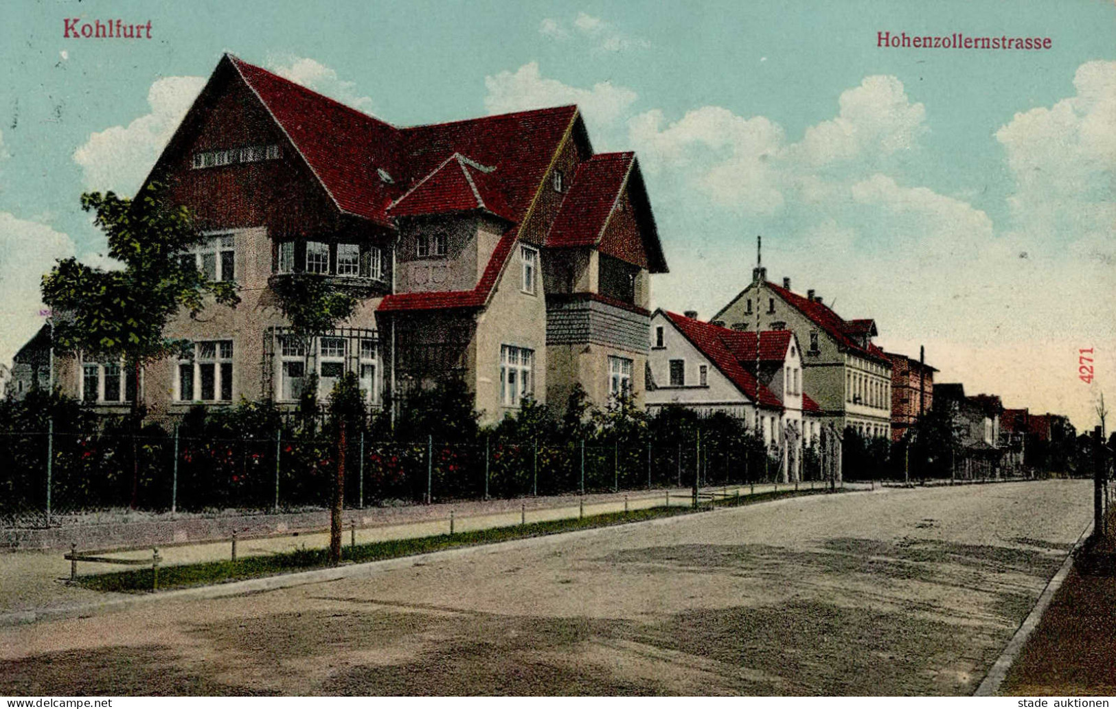 Kohlfurt Hohenzollernstrasse 1913 I - Pologne