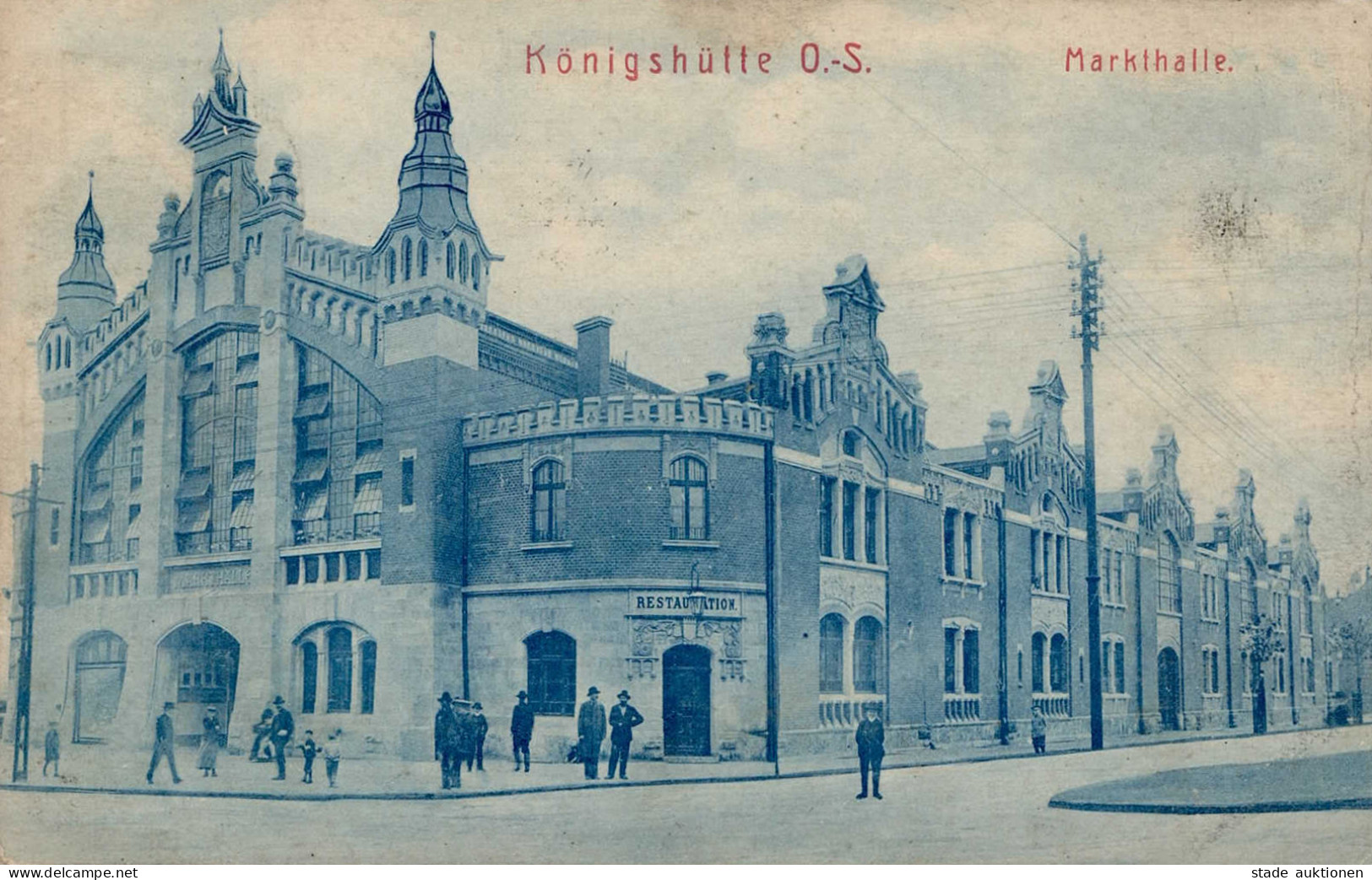 Königshütte Gasthaus Zur Markthalle I-II - Polonia