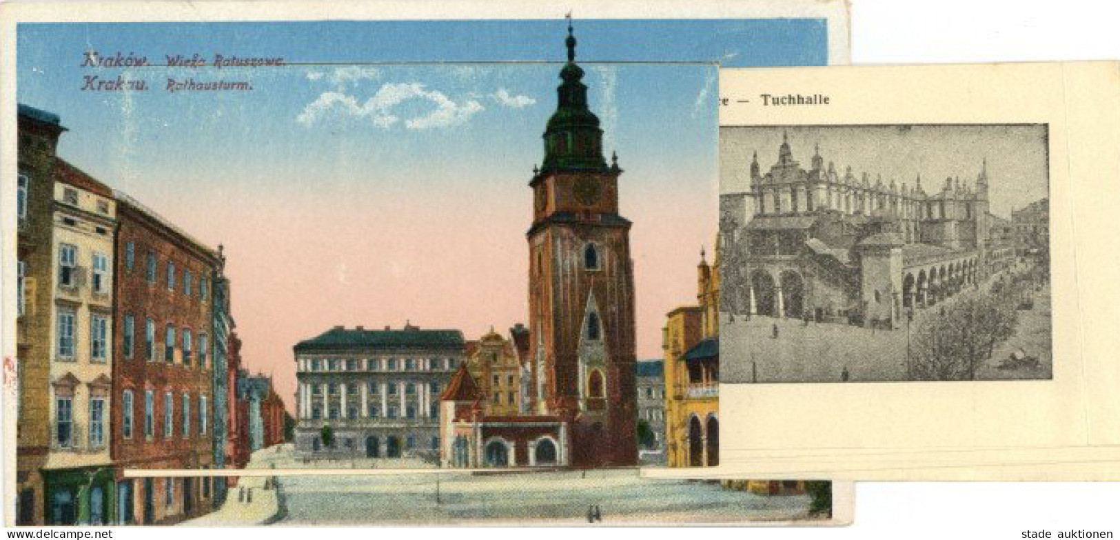 Krakau (Polen) Leporello Rathausturm II - Polonia