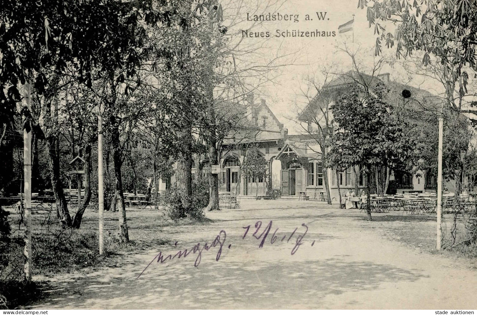 Landsberg An Der Warthe Schützenhaus 1917 I- - Polonia
