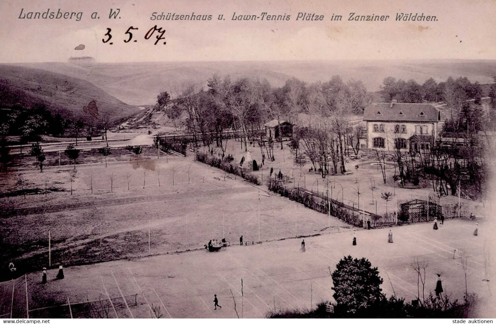 Landsberg An Der Warthe Schützenhaus Tennis 1907 I- - Polonia