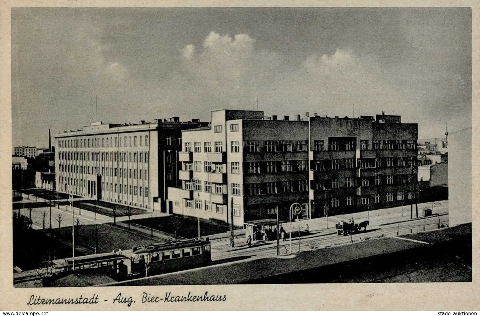 Lodsch Litzmannsstadt Aug. Bier-Krankenhaus 1940 I-II Bière - Polonia