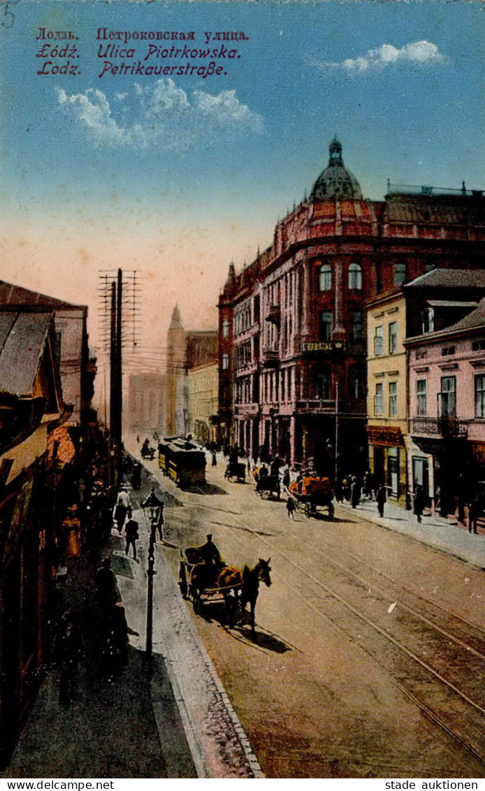 Lodsch Petrikauerstrasse Straßenbahn I - Polonia