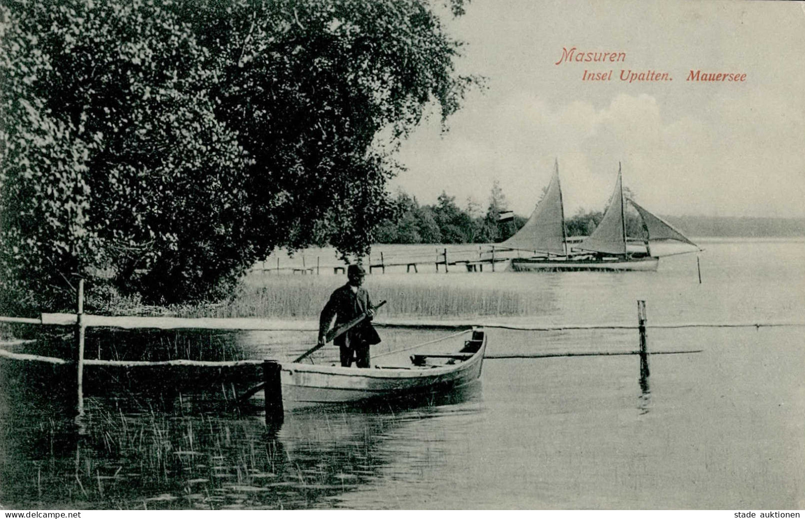 Masuren Mauersee Insel Upalten I-II - Pologne