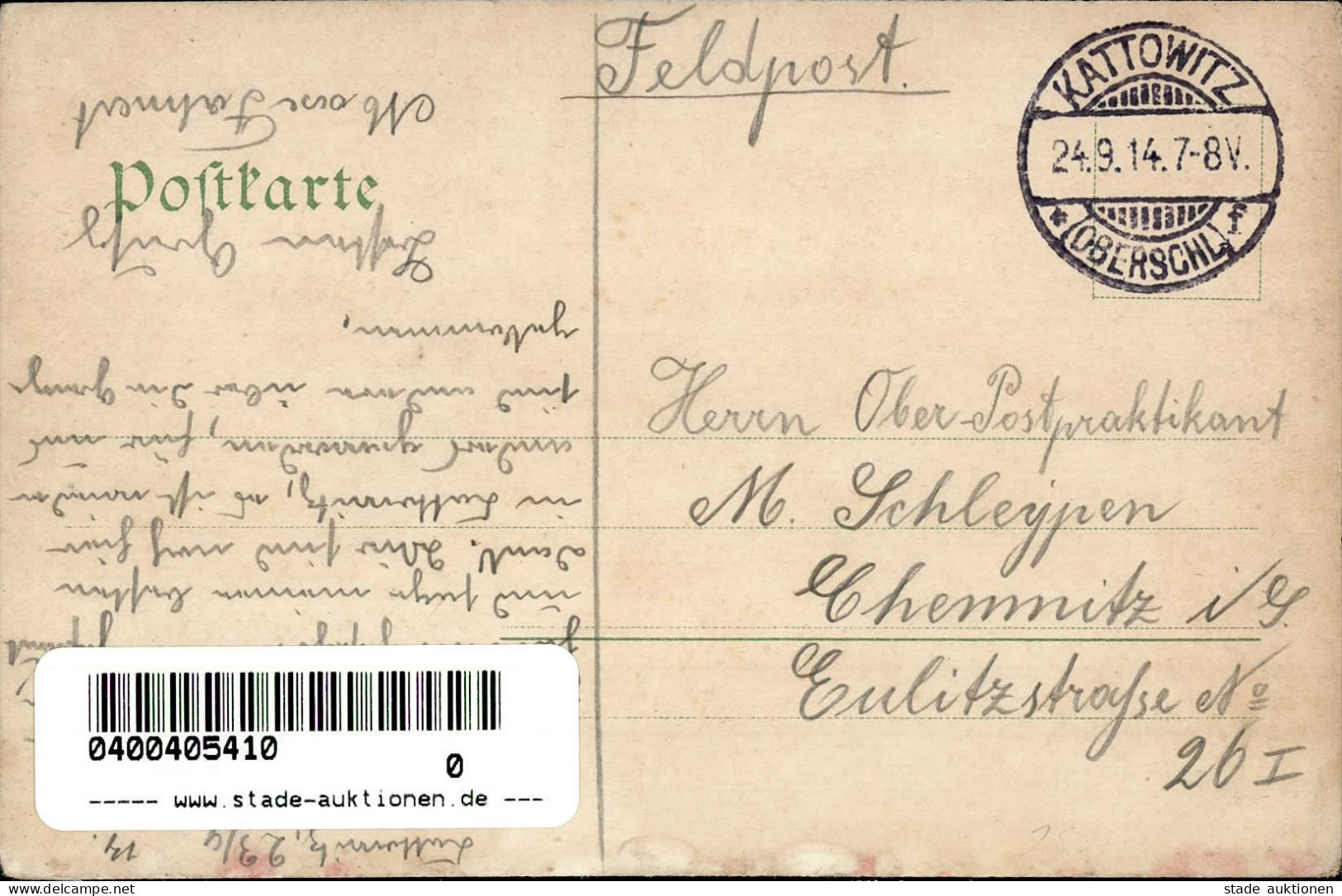 Myslowitz Dreikaiserreichsecke Verlag Ottmar Zieher 1914 I-II - Polen
