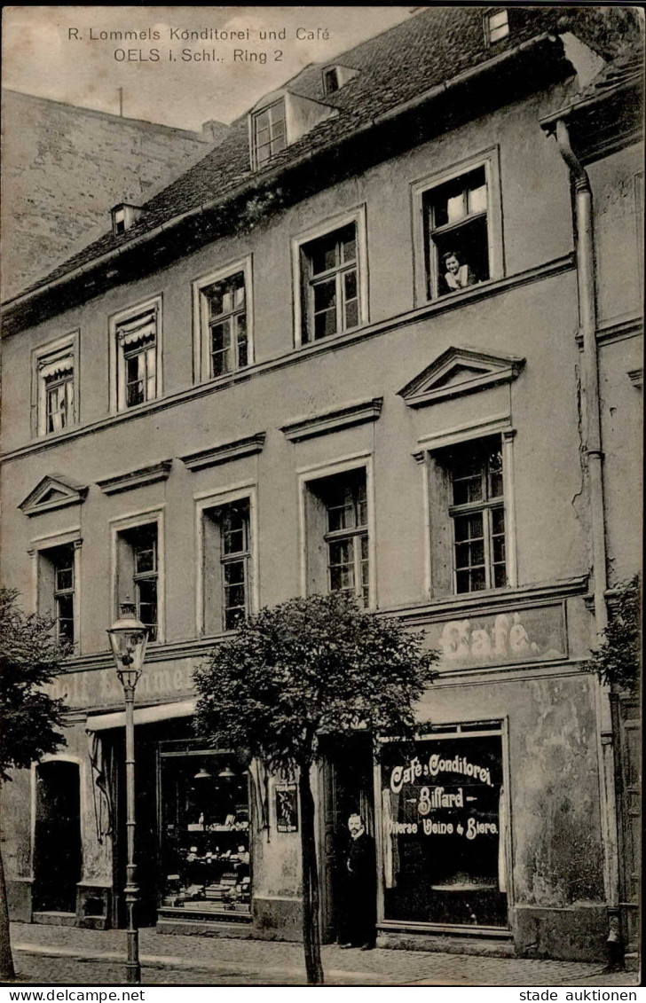 Oels Cafe Lommels 1913 I- - Polen