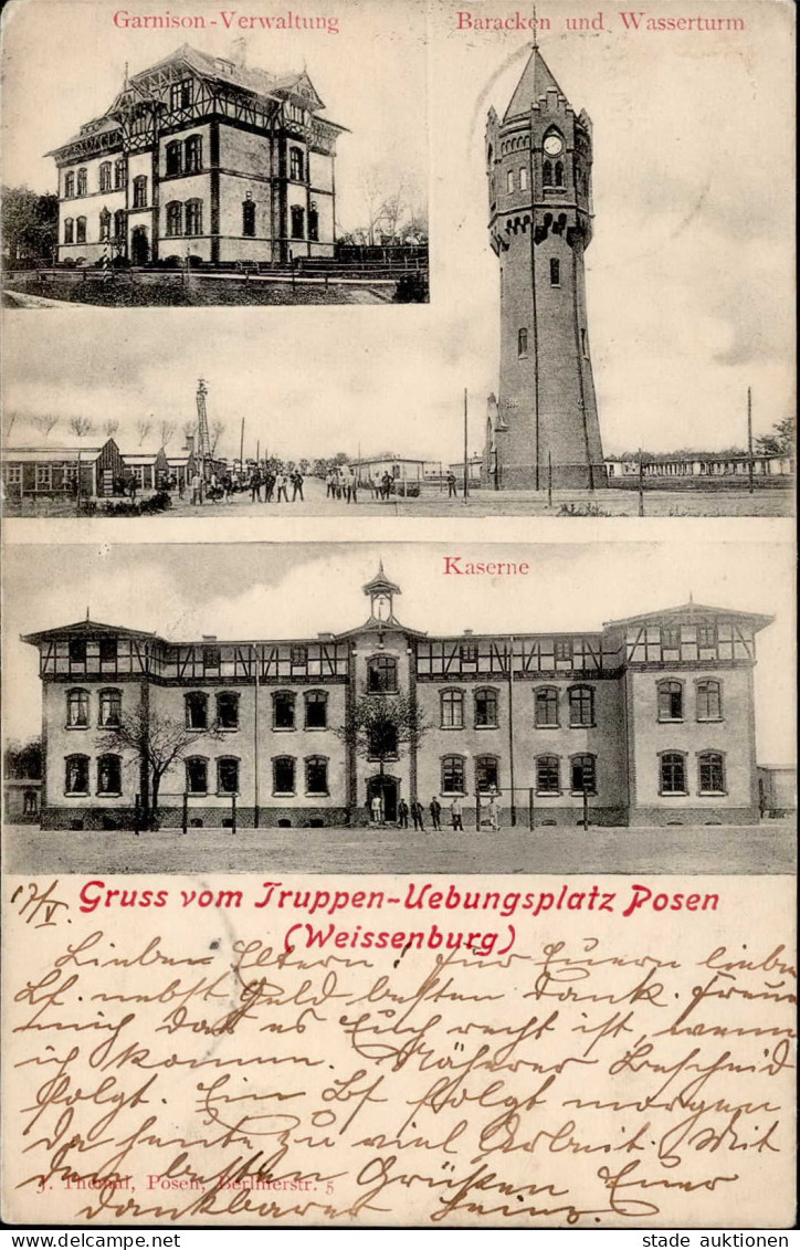 Posen Truppen-Übungsplatz Kaserne 1903 - Polen