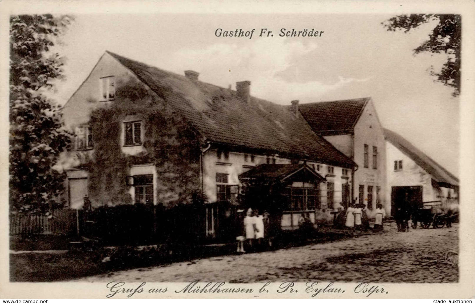 Preußisch Eylau Mühlhausen Gasthaus Schröder I - Polen