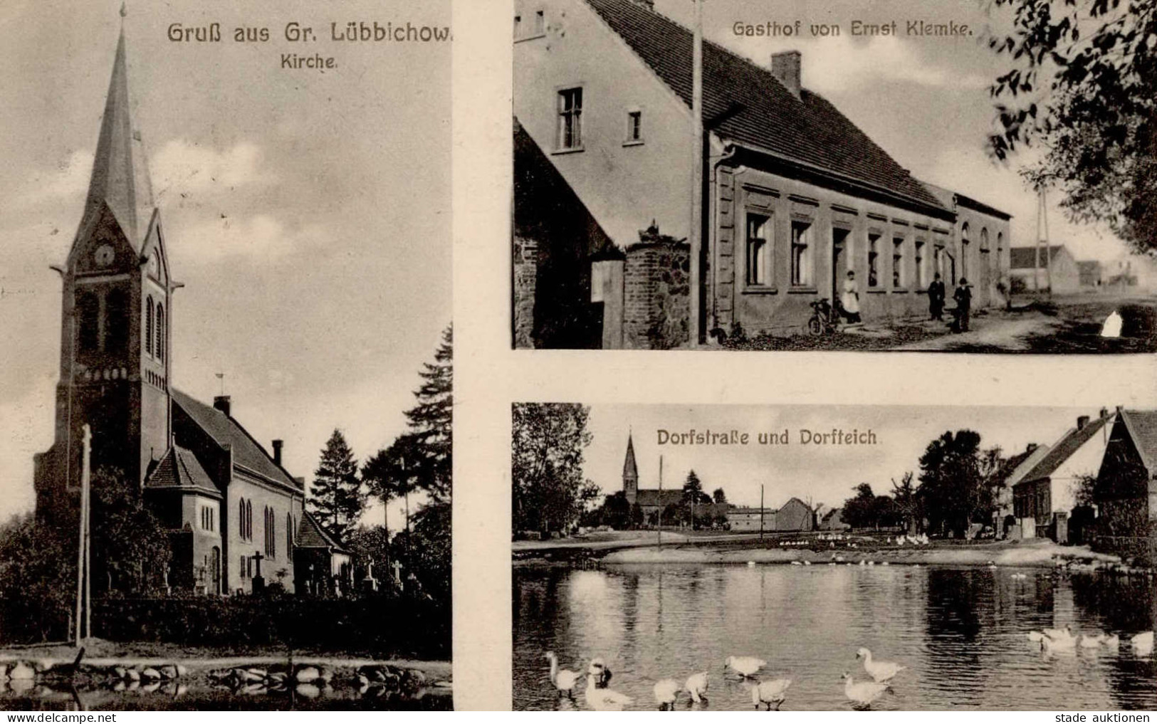 Reppen Groß Lübbichow Gasthaus Klemke Dorfstrasse I - Polonia